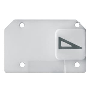 GEWISS - GEWGW10514 SIMBOLO APP.SEGNAL.DIMMER DECREM.BIANCO