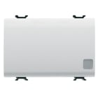 GEWISS - GEWGW10083 DEVIATORE UNIPOLARE 250V ac - 16AX ILLUMINABILE - CON LENTE NEUTRA SOSTITUIBILE - 3 MODULI - BIANCO LUCIDO - CHORUSMART