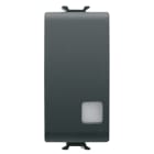 GEWISS - GEWGW12005 INTERR.1M 2P 16AX ILL.SEGN.NERO