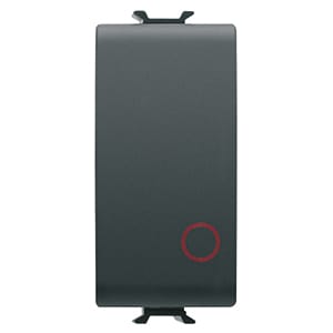 GEWISS - GEWGW12137 PULSANTE 1M 1P NC 16A NERO