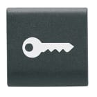 GEWISS - GEWGW12543 TASTO INTERCAMB. CHIAVE NERO