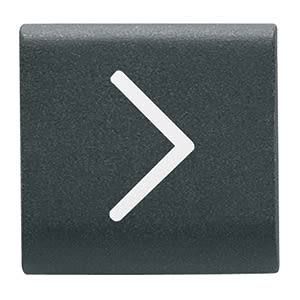 GEWISS - GEWGW12546 TASTO INTERCAMB. FRECCIA ORIZ. NERO