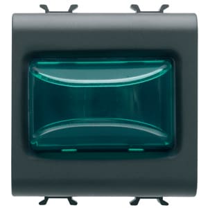 GEWISS - GEWGW12632 SPIA SPORGENTE VERDE 3W 2M NERO