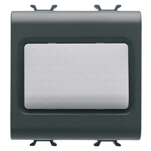 GEWISS - GEWGW12651 SEGNAPASSO 12VAC/DC-230VAC TRASP.2M NERO