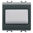 GEWISS - GEWGW12651 SEGNAPASSO 12VAC/DC-230VAC TRASP.2M NERO