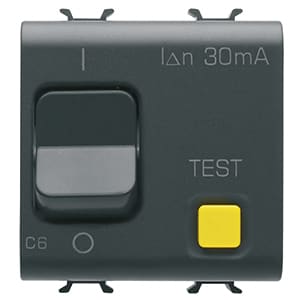 GEWISS - GEWGW12483 INT.DIF.MAGN.1P+N C6 30MA 230V AC 3KA N.