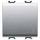GEWISS - GEWGW14032 INTERRUTTORE UNIPOLARE 250V ac - 16AX ILLUMINABILE - CON DIFFUSORE - 2 MODULI - TITANIO - CHORUSMART