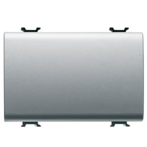 GEWISS - GEWGW14181 PULSANTE UNIPOLARE 250V ac - NA 16A - NEUTRO - 3 MODULI - TITANIO - CHORUSMART