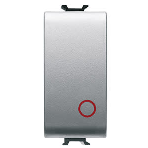 GEWISS - GEWGW14137 PULSANTE 1M 1P NC 16A TITANIO