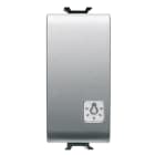 GEWISS - GEWGW14151 PULSANTE 1M 1P NA 16A LUCE TITANIO