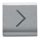 GEWISS - GEWGW14546 TASTO INTERCAMB.FRECCIA ORIZ. TITANIO