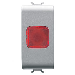 GEWISS - GEWGW14623 SPIA DI SEGNALAZIONE ROSSO 1M TITANIO