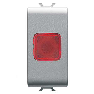 GEWISS - GEWGW14623 SPIA DI SEGNALAZIONE ROSSO 1M TITANIO