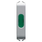 GEWISS - GEWGW14642 SPIA DI SEGNALAZIONE VERDE 1/2M TITANIO