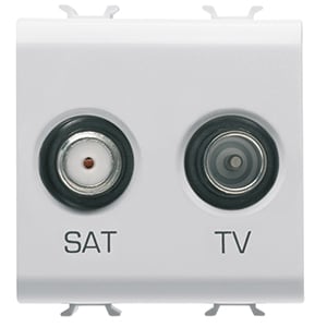 GEWISS - GEWGW10383 PRESA TV+SAT 2M BIANCO