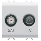 GEWISS - GEWGW10383 PRESA TV+SAT 2M BIANCO