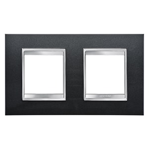 GEWISS - GEWGW16223VA PLACCA LUX INT.2+2M O.ARDESIA