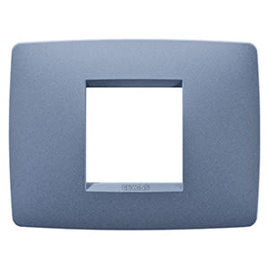 GEWISS - GEWGW16102VB PLACCA ONE 2P BLU MARE