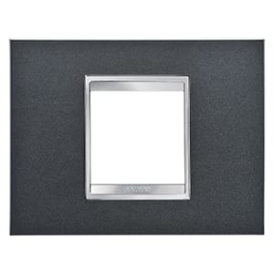 GEWISS - GEWGW16202VA PLACCA LUX 2M ARDESIA