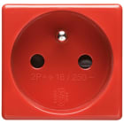 GEWISS - GEWGW20312 PRESA 2P+T 16A ST.FRANCESE ROSSO