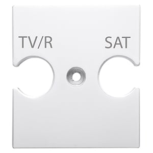 GEWISS - GEWGW10387 SUPPORTO PRESE COMBINATE TV-R-SAT CH/WT