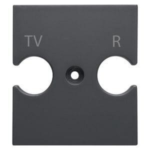 GEWISS - GEWGW12386 SUPPORTO PRESE COMBINATE TV/R CH-BK