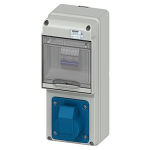 GEWISS - GEWGW68227N Q-DIN 5 DBO - 1 PRESA IEC309 - IP44