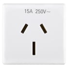 GEWISS - GEWGW20356 PRESA 2P+T 15A ST.AUSTR.SY/WT