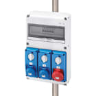 GEWISS - GEWGW68207N Q-DIN 14 DBO - 3 PRESE INTERBLOCCATE VERTICALI SBF - IP65