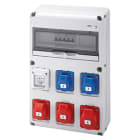 GEWISS - GEWGW68229N Q-DIN14 ASD 5PR.IEC309 1PR.CIV.IP44/IP54