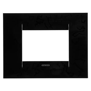 GEWISS - GEWGW16403TN PLACCA GEO 3M NERO TONER