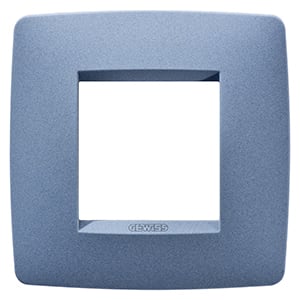 GEWISS - GEWGW16122VB PLACCA ONE INT.2P BLU MARE