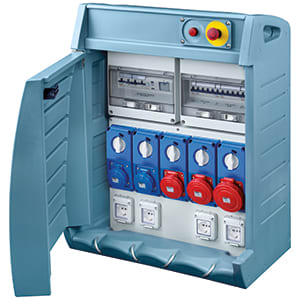 GEWISS - GEWGW68541 Q-BOX4 ASC MO3F 5 PR. SBF 4CIV 33 KW EM