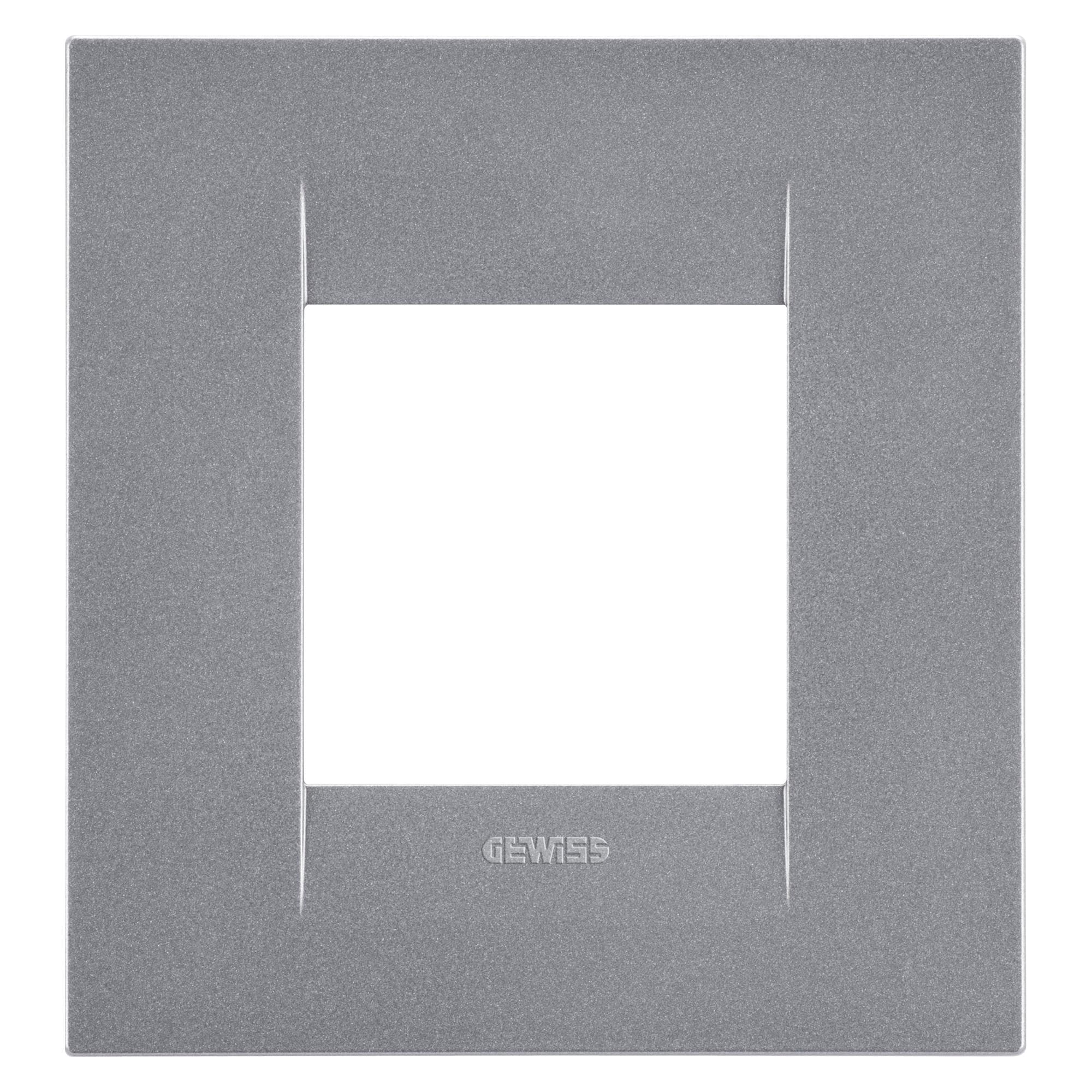 GEWISS - GEWGW16422VT PLACCA GEO INT.2M TITANIO