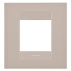 GEWISS - GEWGW16422TC PLACCA GEO INTERNATIONAL - IN TECNOPOLIMERO - 2 POSTI - CANAPA - CHORUSMART