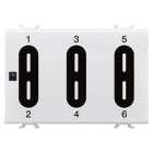 GEWISS - GEWGW10741 MODULO PULS. TOUCH EASY 6 CAN.