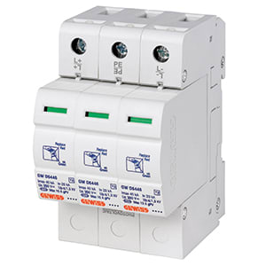 GEWISS - GEWGWD6428 LST - SCARICATORE 3P 40KA 1000V DC T2