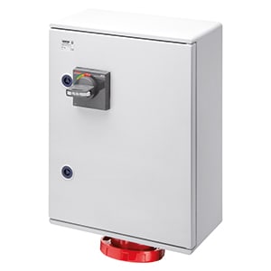 GEWISS - GEWGW66595 PRESA FISSA VERTICALE - DA PARETE - PROTEZIONE MAGNETOTERMICA DIFFERENZIALE - 3P+T 125A 400V 6H - IP55