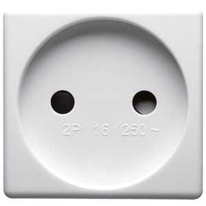 GEWISS - GEWGW20206 PRESA 2P 16A ST.FRANCESE SCH.SY/WT
