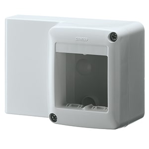 GEWISS - GEWGW27609 SCATOLA PORTAPP.2P SYSTEM BIANCO 9010