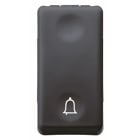 GEWISS - GEWGW21512 PULSANTE 1P NA 10A CAMPANELLO SY/BK