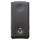 GEWISS - GEWGW21512 PULSANTE 1P NA 10A CAMPANELLO SY/BK