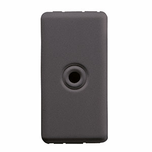 GEWISS - GEWGW21058 COPRIFORO 1 MODULO USCITA CAVO SY/BK