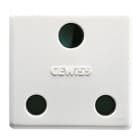GEWISS - GEWGW20209 PRESA 2P+T 16A BRITISH STD CON SCH.SY/WT