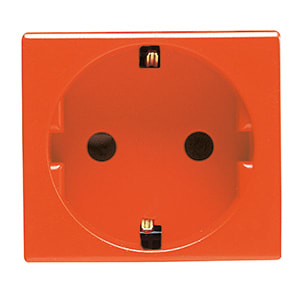 GEWISS - GEWGW20288 PRESA 2P+T 16A ST.TEDESCO ARANCIO