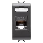 GEWISS - GEWGW12423 CONNETTORE RJ45 1M CAT.6 UTP NERO