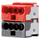 GEWISS - GEWGW90807 MORSETTI NERO-ROSSO