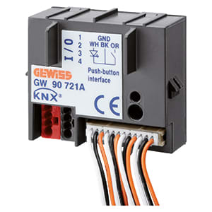 GEWISS - GEWGW90721A INTERFACCIA CONTATTI 4 CANALI KNX
