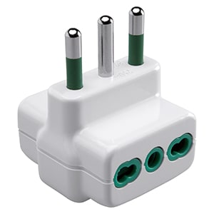 GEWISS - GEWGW28423 ADATTATORE MUL.2P+T 16A 3U.16A BIV.BIAN.