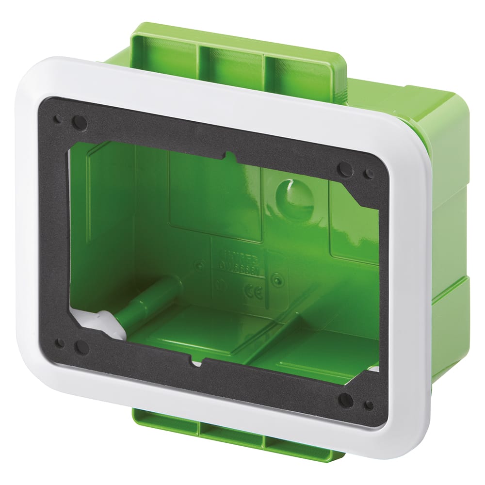 GEWISS - GEWGW66681PM CASS.PM.PRESE BL.OR.16/32A SBF IP44GREEN